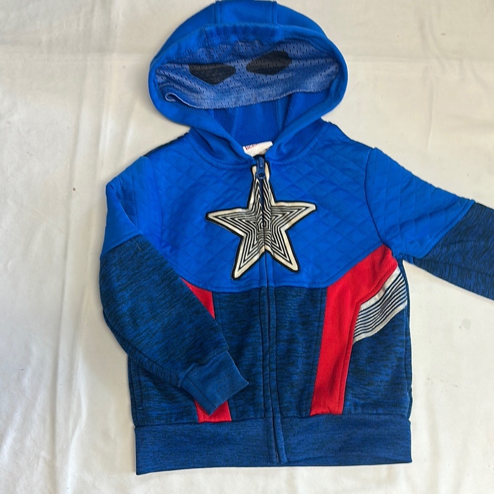 Marvel Blue Hoodie Jacket - Picture 2 of 7